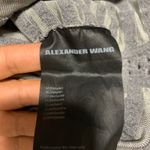 Alexander Wang  gray striped bodycon‎ long sleeves sweater dress small minimalist Photo 5