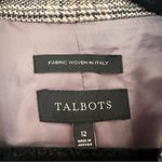 Talbots  Wool Plaid Blazer Italy Luxury Collection Size 12 Photo 4