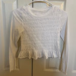 Free People white long sleeve Photo 0