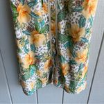 Aqua Blu Australia Dahlia Helena Button Front Sleeveless Maxi Dress Size M Yellow Size M Photo 4