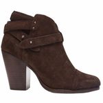 Rag and Bone  Expresso Harrow Suede Booties Size 7.5 Photo 0