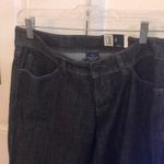 Faded Glory -  wide flare dark wash y2k jeans in black s 10p Photo 3