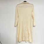 Everlane Pale Yellow Long Sleeve Button Down Shirt Dress Knee Length Womens S Photo 5