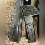 Skechers  Foamies Arch Fit Wedge Elegant Black Sandals with Rhinestones - size 8 Photo 4