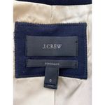 J. Crew Schoolboy Blazer Wool Blend Jacket Size 0 Navy Blue Golden Buttons Photo 9