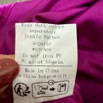 Belle Poque Magenta Velvet Halter Dress w/ Adjustable Button Straps | XL Purple Photo 11