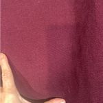 ZARA  Maroon Long Sleeve Ribbed Trim Knit Pullover Sweater Women Sz M Photo 4