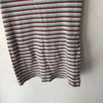 Levi's Tank Top Y2k Medium Multicolor Striped Sleeveless Casual Ribbed School Photo 2