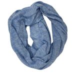 Heather Blue Infinity Scarf with Hidden Pocket Photo 0