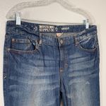 Mossimo Dark Wash Distressed Bootcut Jeans Size 15L Photo 4