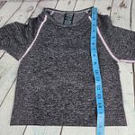 PINK Victoria's Secret Seamless Crop Top Long Sleeve Thumbhole Gym‎ Workout S Purple Photo 6