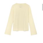 Matin Kim CUT LINE SLIM CARDIGAN IN LIME Size Medium NWT Photo 4