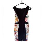 Black Halo Annabelle Sheath Watercolor Midi Dress Photo 3