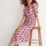 J.Crew NWT‎  Liberty fabric smock waist midi dress butterfield floral print Photo 0