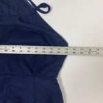 In God We Trust Womens High Neck Sleeveless Romper Blue Size XS Photo 7