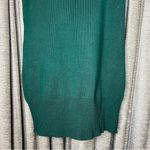 Pink Rose  Green Short Sleeve Turtleneck Tunic Sweater Size Large Photo 5