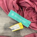 We Wander NWT Stitch Fix Pink Lounge Set Short Sleeve Top Full Length Pants Q50 Size XL Photo 3