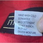 Rebecca Malone Maurada Women's Red Silk Short Sleeve Blouse Size S Casual Photo 2