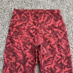 Lululemon pink & maroon floral leggings size 6 Photo 2