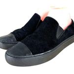 Vince  Black Leather Suede Slip On Shoes Women's Size 7 Photo 0