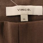 Vince High-Waist Stitched-Front Mocha Tan Brown Women’s Pants Size XL Photo 4