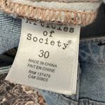 Articles of Society Articles of Society Mid Rise Straight Crop Jeans Light Wash Photo 2