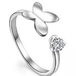 Sterling Silver Butterfly Ring Photo 0