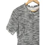 Rebecca Taylor  Women's Boucle Tweed‎ Black And White Dress Size 8 Old Money Photo 1