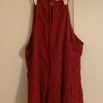 Abercrombie & Fitch Red Lace Detail tank top Photo 0