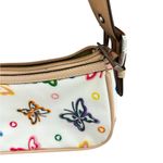 XOXO Vintage  Y2K Butterfly All Over Print Mini Baguette Bag Buckle Strap Grunge Photo 13