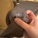 Alo Yoga  High-Rise Moto Leggings in Glossy Gravel Photo 2