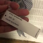 Zac & Rachel 2X NWT Blue White Pinstripe Button Down Photo 5