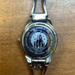 Disney Mickey Mouse Silver Tone Holographic Bracelet Watch From 1990s - Works Photo 4