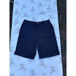 Ralph Lauren Active Women's Shorts Size 14 Black White Pinstripe Summer Spring‎ Photo 2