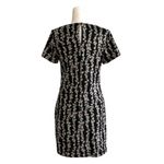 Tommy Hilfiger Black Tan Leaf Print Short Sleeve Casual Shift Dress Size 8 NWOT Photo 4