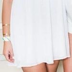 Show Me Your Mumu White Lace-Up Shift Dress Photo 0