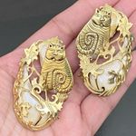 Rare Vintage EDGAR BEREBI Signed Gold Photo 1