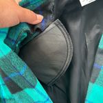 Vintage String Bean Plaid Blazer Green Small Photo 3