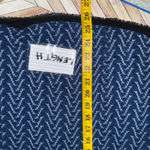 Anthropologie  Post Mark‎ Blue M Sleeveless Fringed Trim Textured Top Boho Indie Photo 8