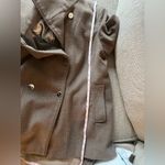 Calvin Klein Taupe Wool Blend Belted Coat Women’s XL/XXL (Size Tag Removed) Photo 5
