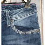 Wrangler  Rock 47 Jeans 5/6 Tall Low Rise Boot Cut Embellished Western Cowgirl Photo 3