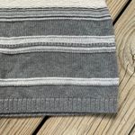 Sonoma Women's Grey White And Purple Striped Pullover Sweater Size XS. NEW Photo 4