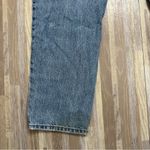 H&M  Light Blue Straight High Waist Mom Jeans, Size 8 Photo 6