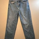 SO  Blue Straight Leg Jeans Classic Style SZ 3/26 Low Rise Stretch Denim Pants Photo 0