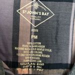 st. john's bay St. John’s Bay long sleeve flannel button down shirt size M Photo 2