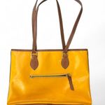 Dooney & Bourke  Inc. Venus Richmond Shopper in Yellow patent leather tote bag Photo 1