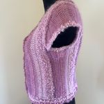 Pink Purple S/M Sweater Vest Size M Photo 2