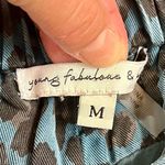 Young Fabulous and Broke Young, Fabulous & Broke Blue Leopard Martino Joggers Pants Medium Photo 2