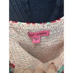 Betsey Johnson Strawberry Puff Sleeve Smocked Bodice Tiered Maxi Dress Sz Large Photo 7