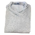 Ink Love And Peace Womens Cowlneck Drawstring Hem Tunic Sweatshirt Gray Small Photo 4